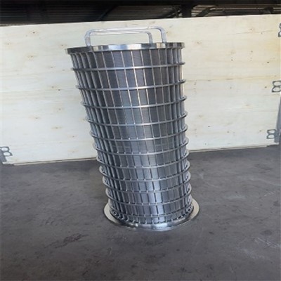 Antikorozinis pleištinės vielos ekrano vamzdis