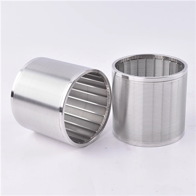 Nerūdijančio plieno apvyniotas ekrano vamzdis